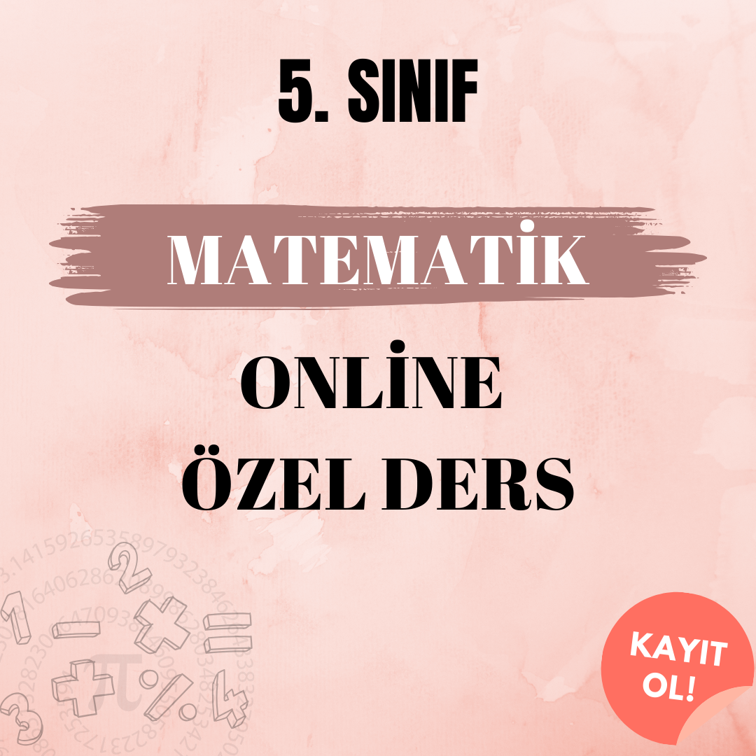 5. Sınıf Matematik Online Özel Ders